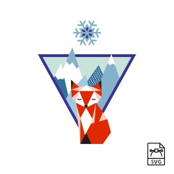 Mountain fox - Vector graphics demo_182 Mountain fox - Vector graphics 1  1